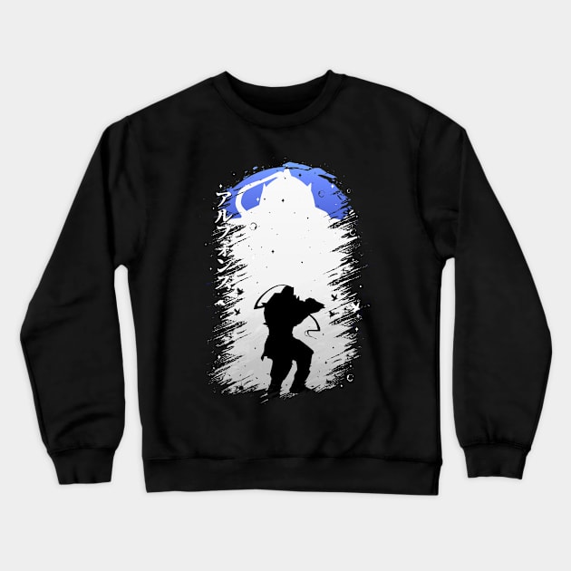 Alphonse Elric - Anime Splash Crewneck Sweatshirt by The Artz